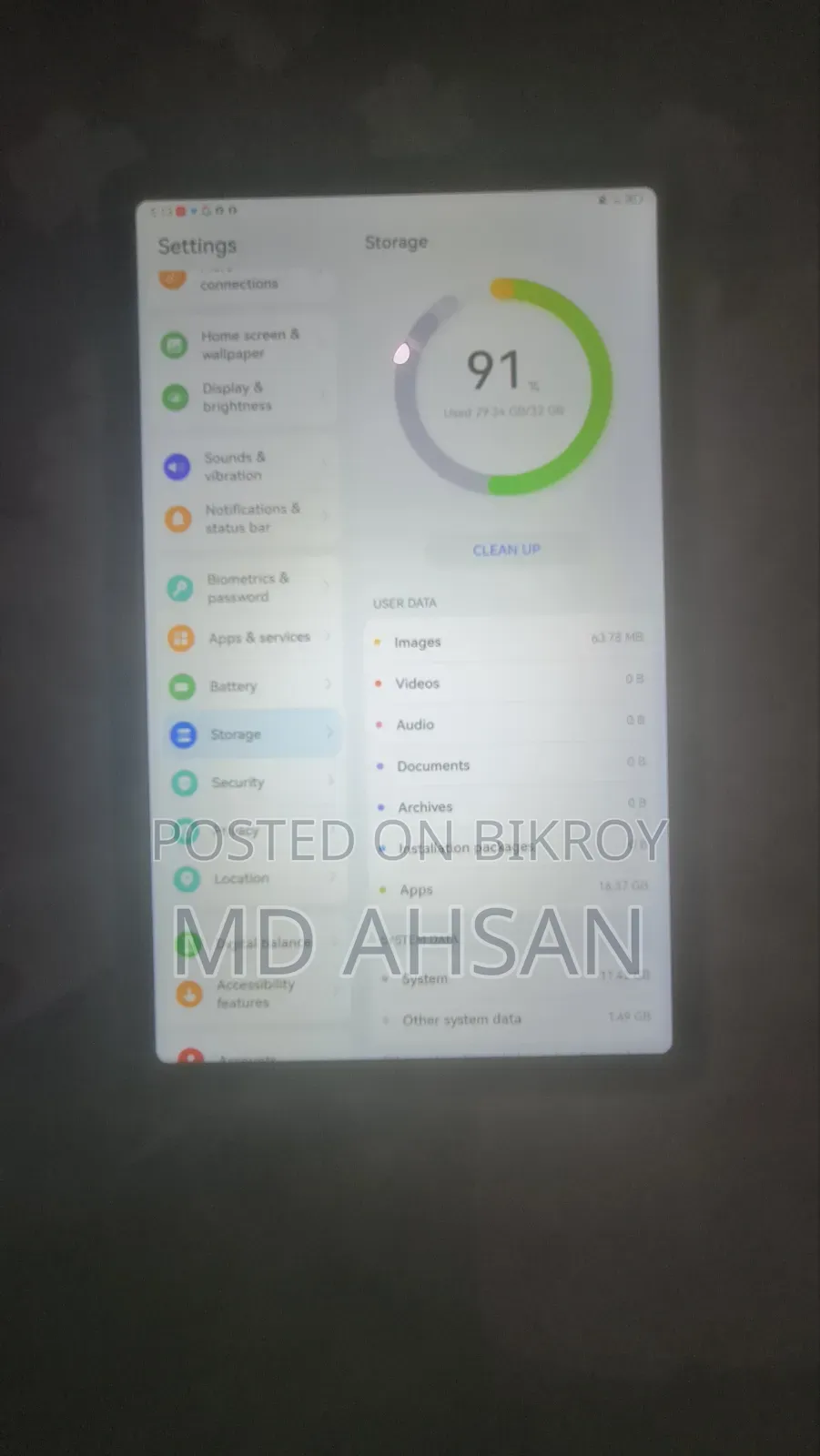 হুয়াওয়ে মেটপ্যাড এসই ৩২ জিবি কালো