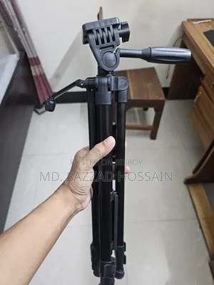 ক্যামেরা ট্রাইপড স্ট্যান্ড উইথ ফ্রি মোবাইল হোল্ডার – ব্র্যান্ড নিউ