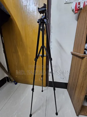 ক্যামেরা ট্রাইপড স্ট্যান্ড উইথ ফ্রি মোবাইল হোল্ডার – ব্র্যান্ড নিউ
