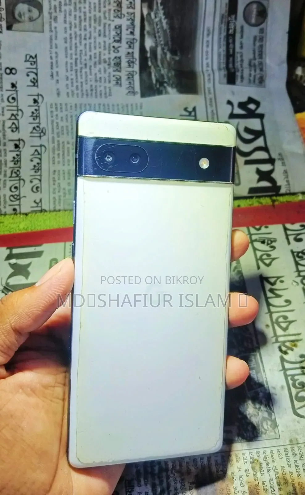 গুগল পিক্সেল ৬এ ১২৮ জিবি সাদা