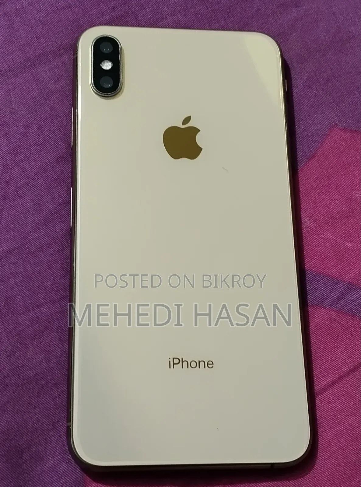 অ্যাপল আইফোন এক্সএস ম্যাক্স ২৫৬ জিবি গোল্ড