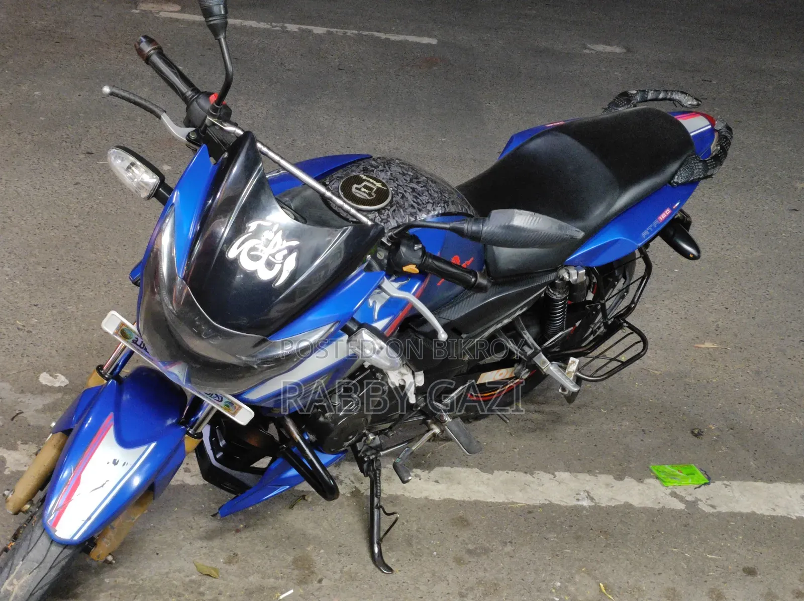 TVS Apache RTR 160 2V 2019 Blue