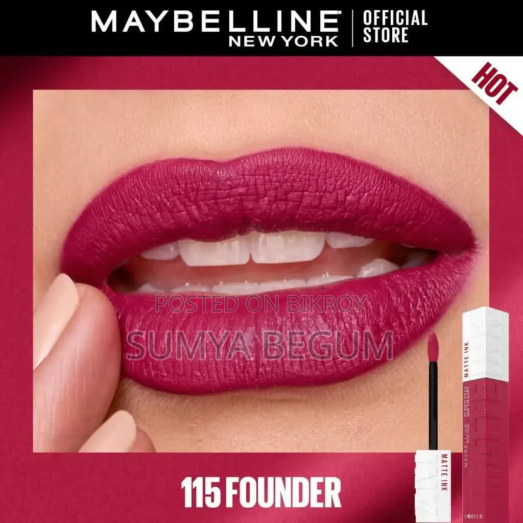 Maybelline Matte Ink Lipstick