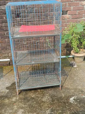 Three-Compartment Pigeon Cage for Sale