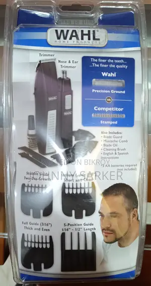 WAHL Nose Ear Body Beard Hair Battery Precision Blade Trimmer