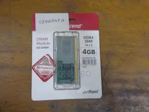 Transcend 4GB DDR4 2666MHz Laptop RAM (Sealed / Lifetime Warranty)