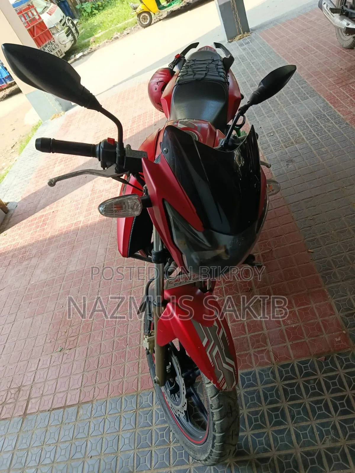 টিভিএস আপাচে আরটিআর ১৬০ টুভি ২০১৯ রেড