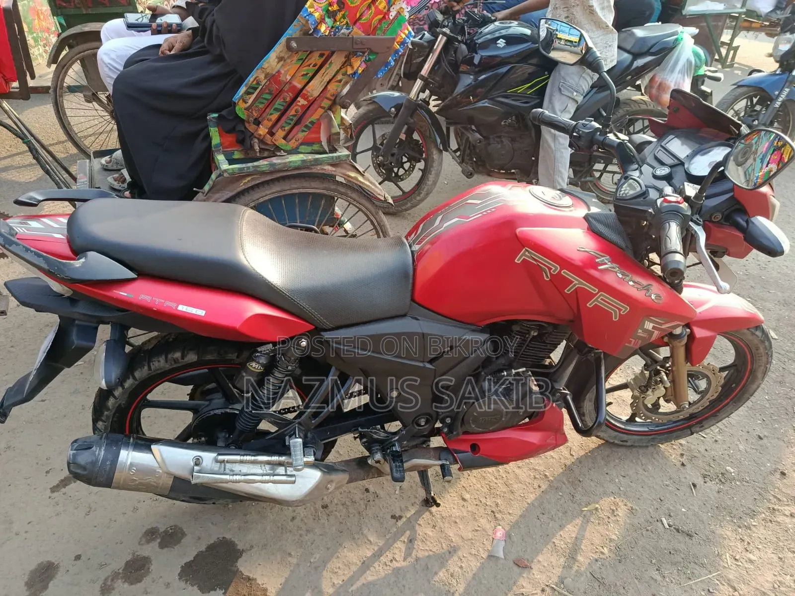 টিভিএস আপাচে আরটিআর ১৬০ টুভি ২০১৯ রেড