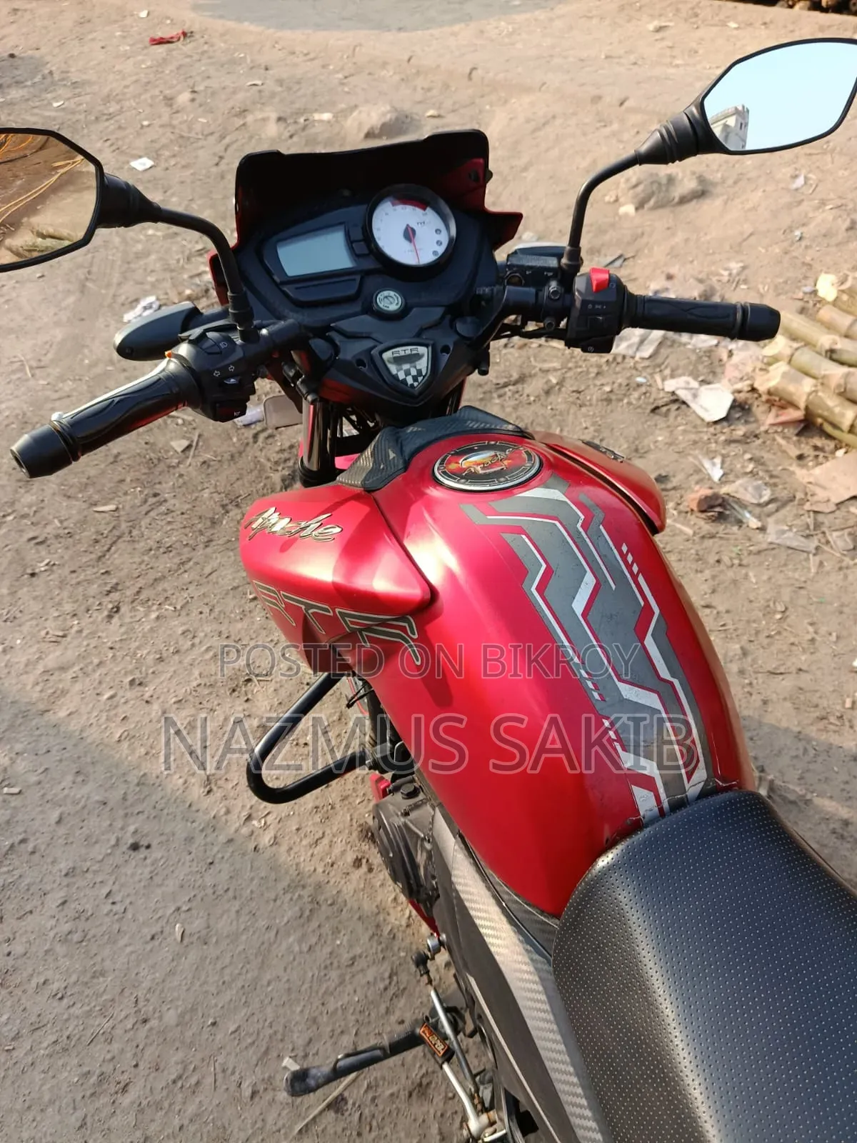 টিভিএস আপাচে আরটিআর ১৬০ টুভি ২০১৯ রেড