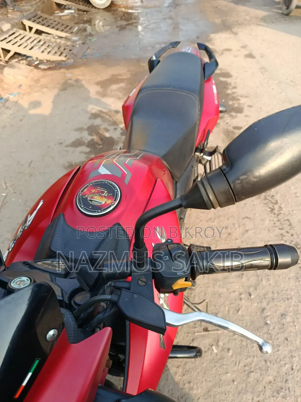 টিভিএস আপাচে আরটিআর ১৬০ টুভি ২০১৯ রেড