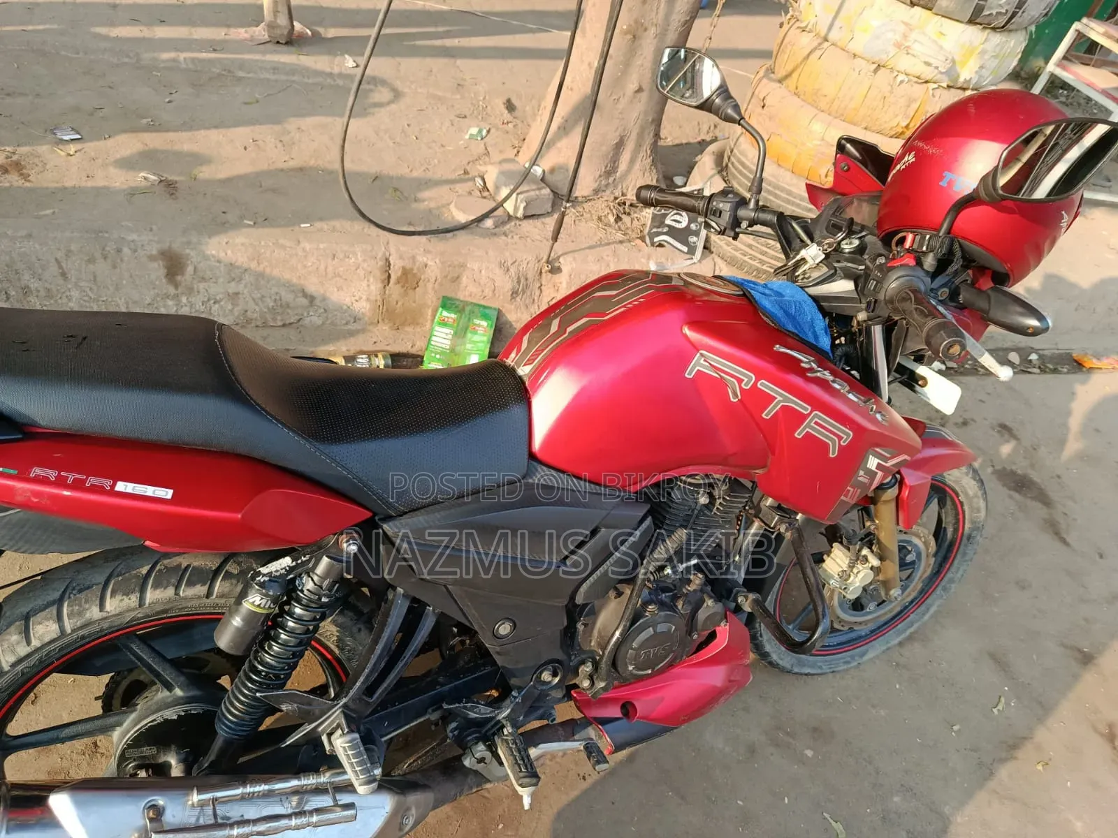 টিভিএস আপাচে আরটিআর ১৬০ টুভি ২০১৯ রেড