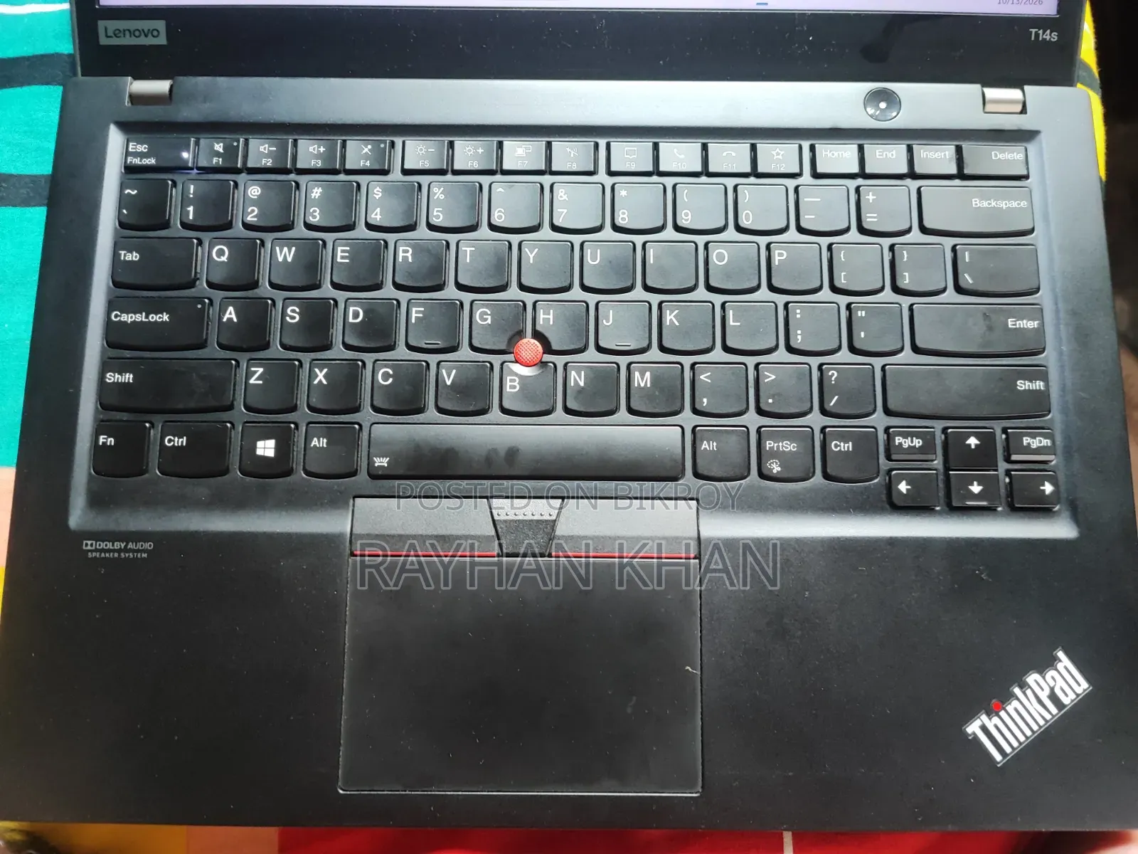 Laptop Lenovo ThinkPad T14s Gen 1 16GB Intel Core i5 HDD+SSD 256GB