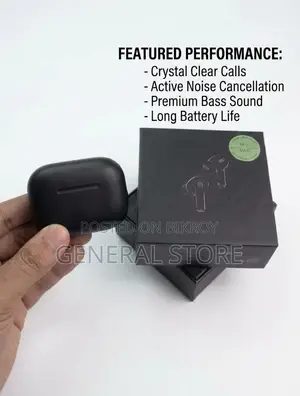 AirPods Pro H2 ANC Wireless Earbuds-Black Edition | Brand New Premium