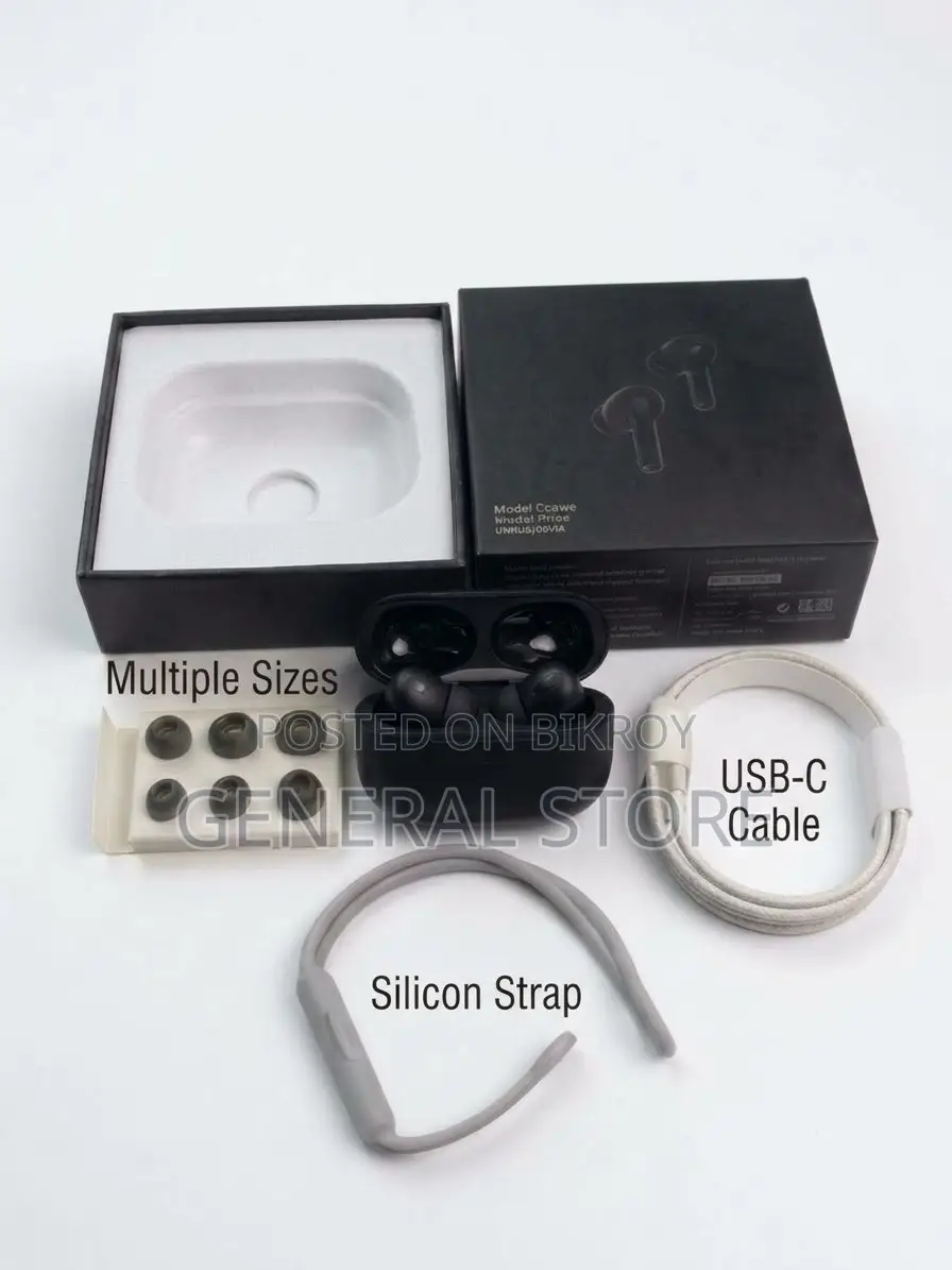 AirPods Pro H2 ANC Wireless Earbuds-Black Edition | Brand New Premium