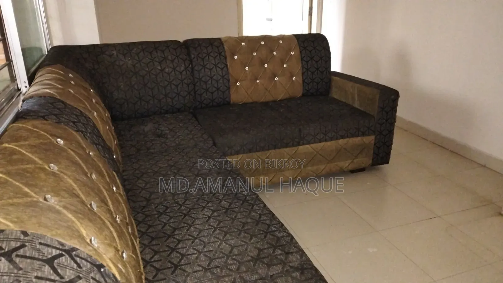 এল শেপ সুন্দর সোফা