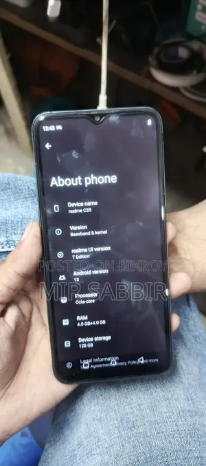 রিয়েলমি সি৩৫ ১২৮ জিবি ব্ল্যাক