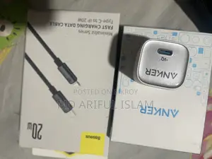 অ্যাঙ্কার ৩০ওয়াট অ্যাডাপ্টার এবং বেসউস কেবল