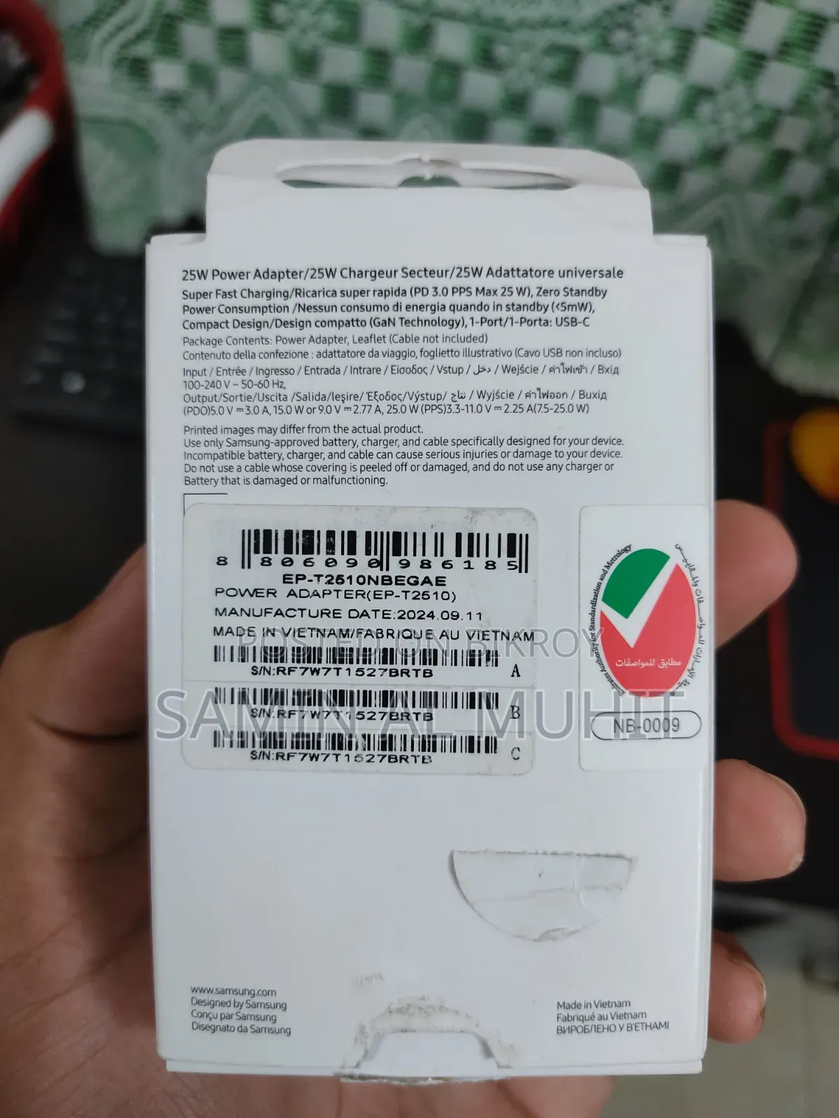 Samsung Original 25W USB-C Power Adapter