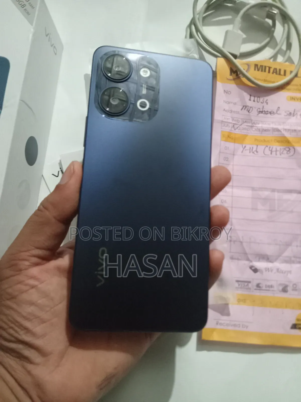 ভিভো ওয়াই১১ডি ১২৮ জিবি ব্ল্যাক