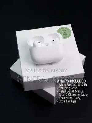 AirPods Pro H2 ANC Wireless Earbuds-White Edition-Brand New | Premium