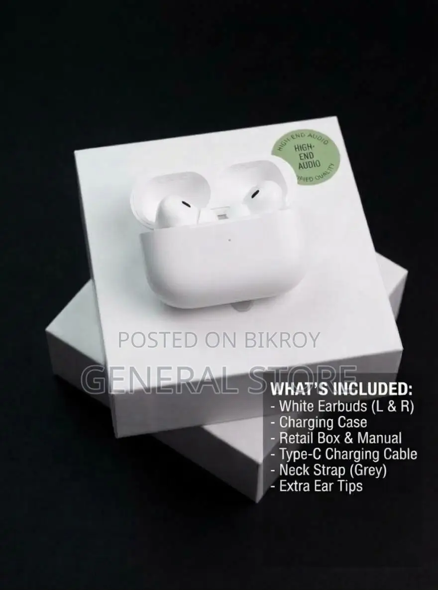 AirPods Pro H2 ANC Wireless Earbuds-White Edition-Brand New | Premium