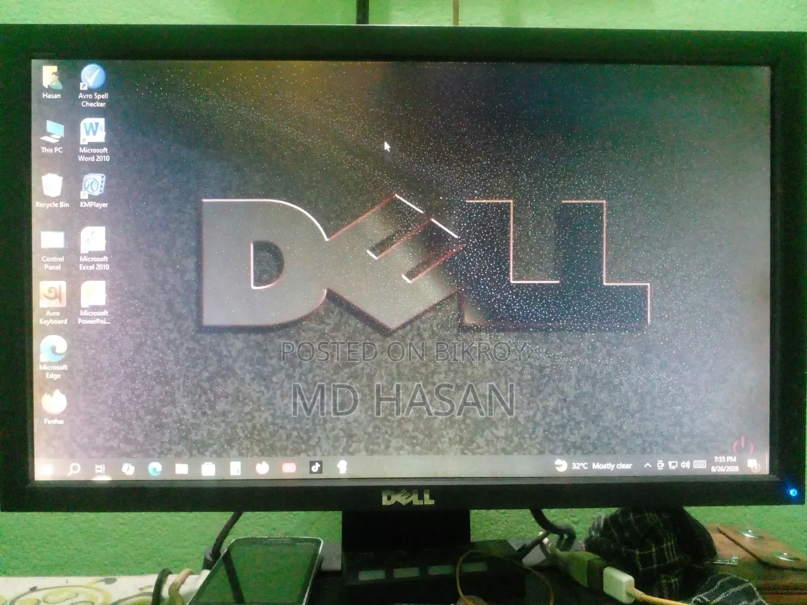 Desktop Computer Dell 8GB Intel Core i5 SSD 128GB