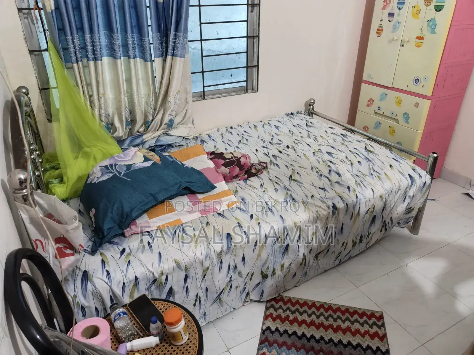 স্টিল খাট / Bed
