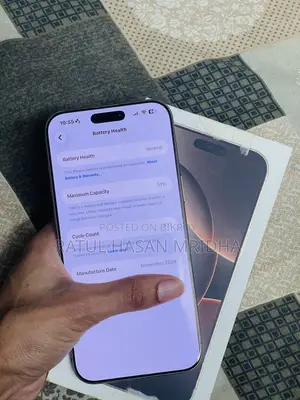 অ্যাপল আইফোন ১৬ প্রো ম্যাক্স ২৫৬ জিবি গোল্ড