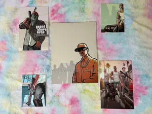 ​💥 GTA Fanatics Exclusive! Premium Wall Decor Set for Gamers 🎮🔥