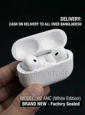 AirPods Pro H2 ANC Wireless Earbuds-White Edition-Brand New | Premium