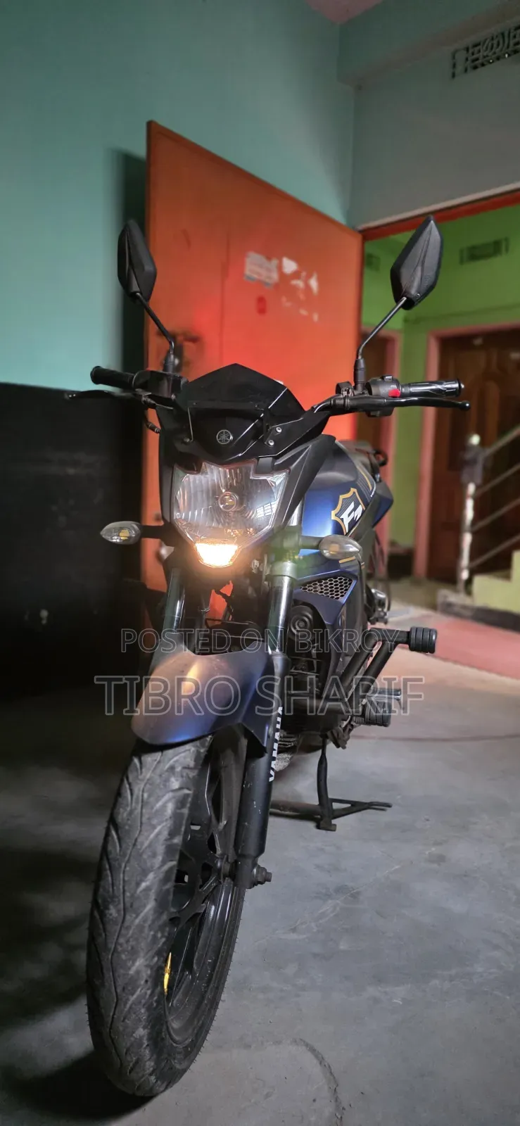 New Yamaha FZS V2 2023 Blue