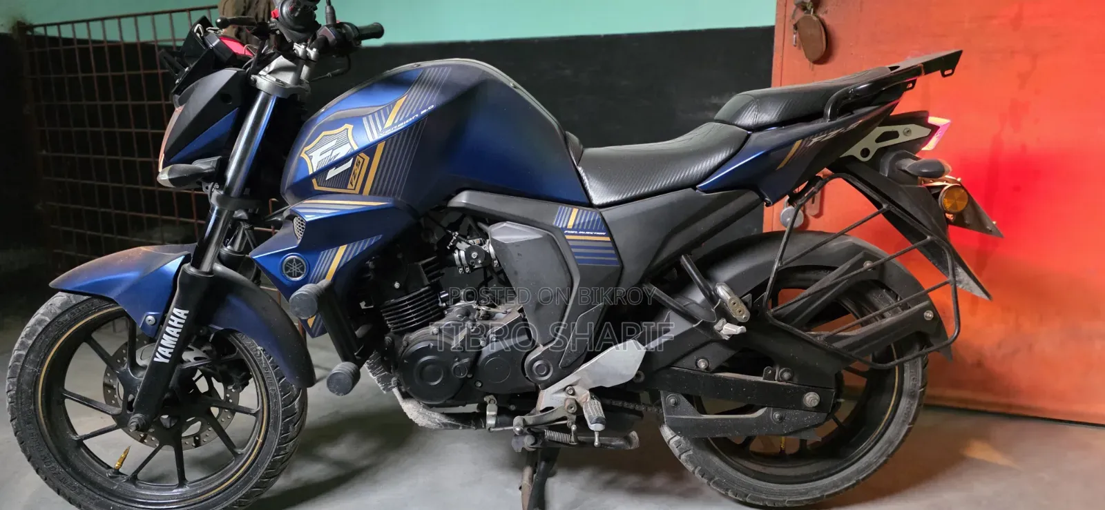 New Yamaha FZS V2 2023 Blue