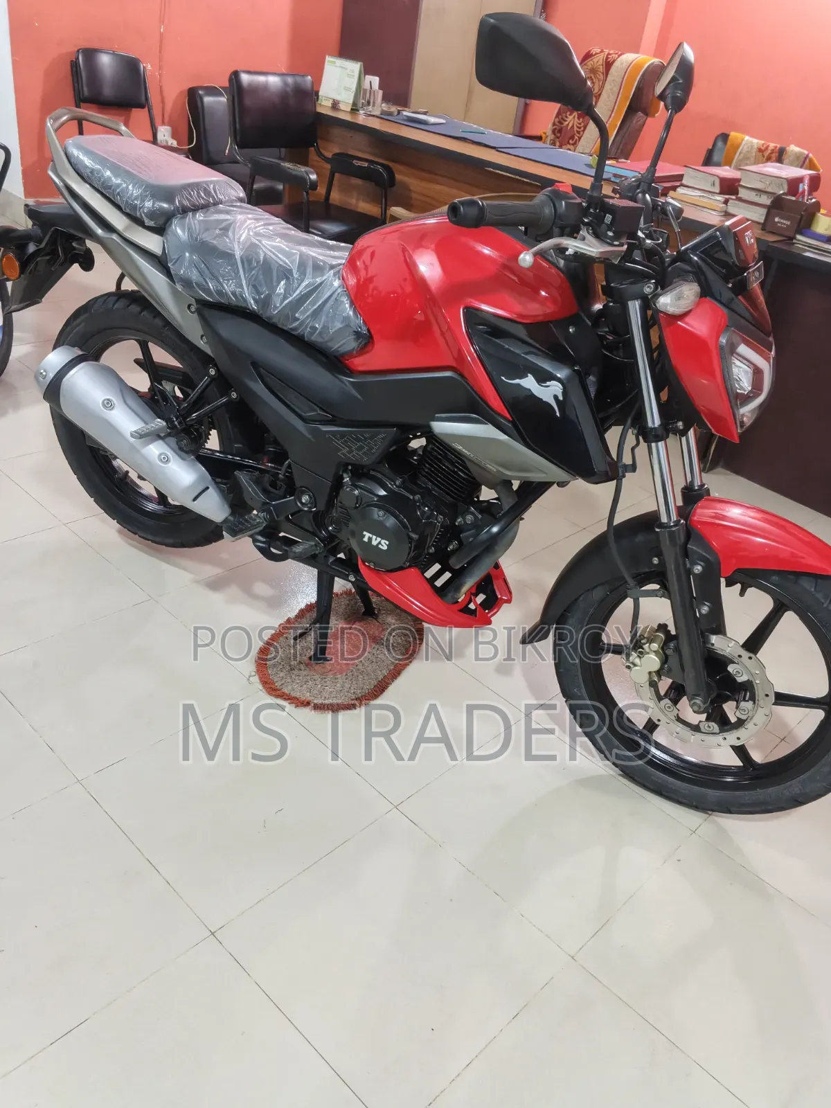 টিভিএস রাইডার ১২৫ ২০২৪ লাল