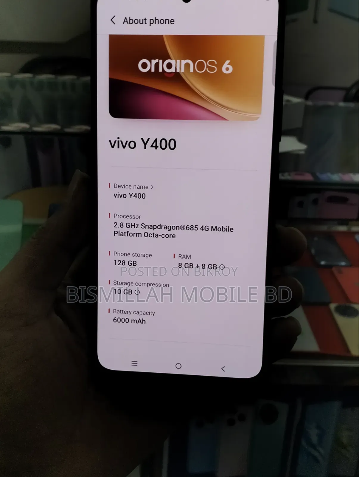 Vivo Y400 4G 128 GB