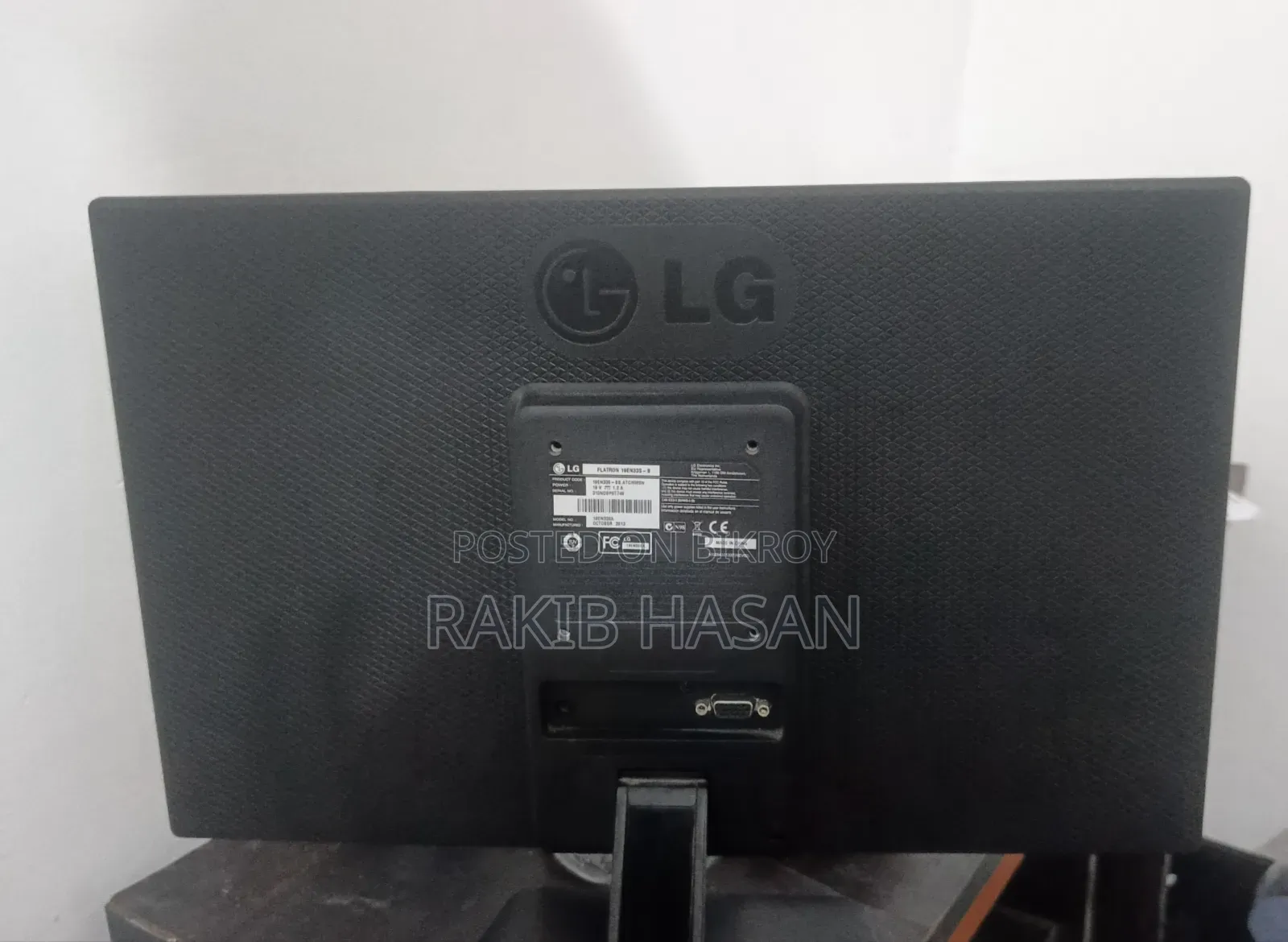 এলজি ১৯ ইঞ্চি এলইডি মনিটর বিক্রির জন্য