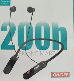Hoco 200 Hours Plus Bluetooth Neckband Earphones | 200 Hours Battery L