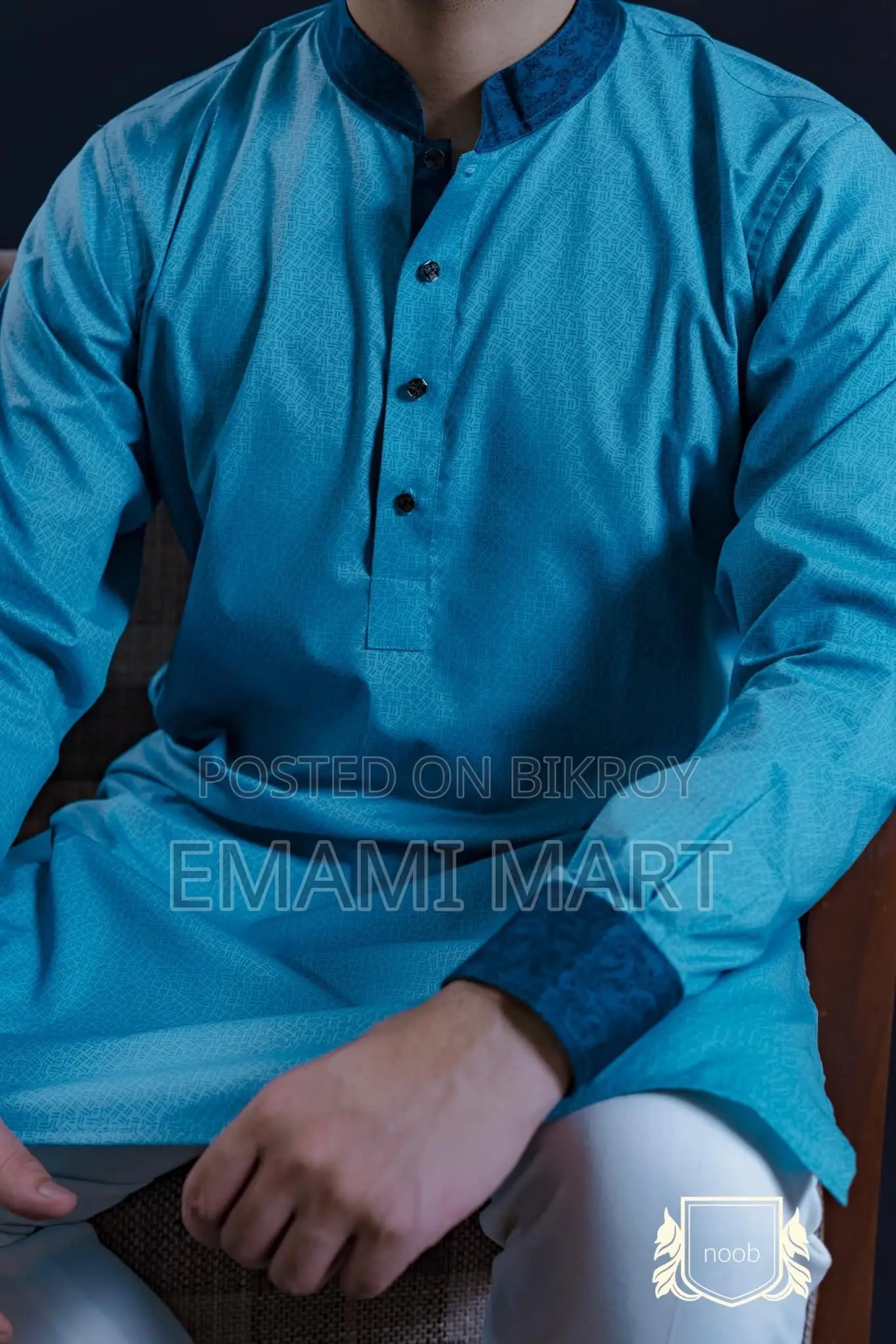 Noob Emamemart Premium Soft Cotton Exclusive Design New Panjabi. Styli