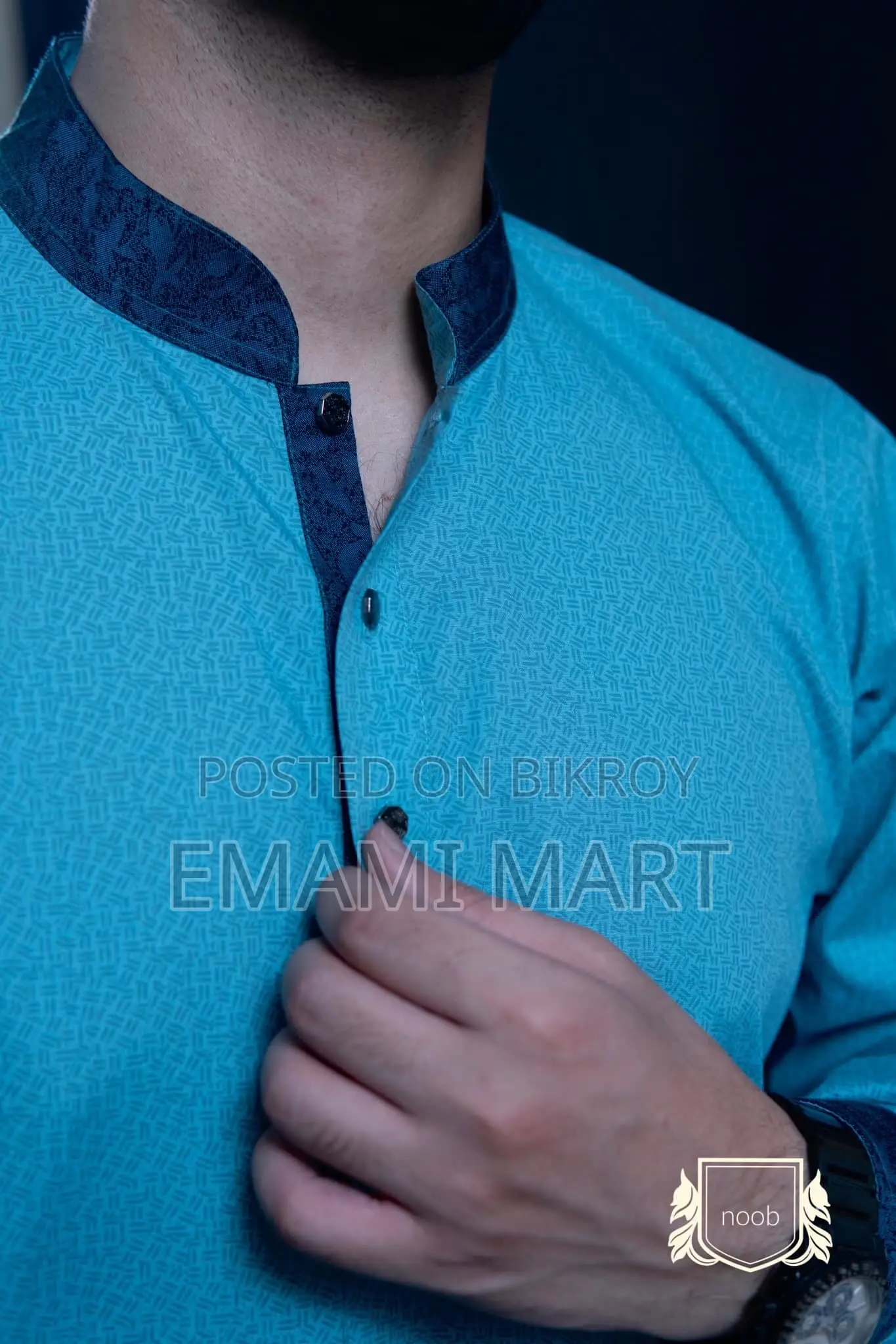 Noob Emamemart Premium Soft Cotton Exclusive Design New Panjabi. Styli