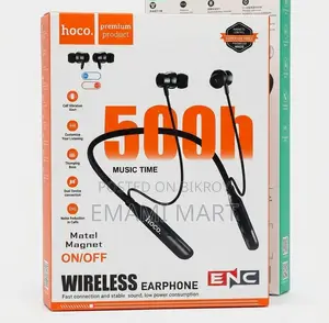 Hoco Bluetooth Neckband Earphones | 500 Hours Battery Life