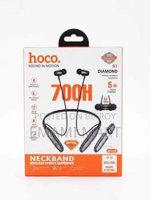 Hoco BT Diamond Neckband Wireless Sports Earphones - Bluetooth 5.3