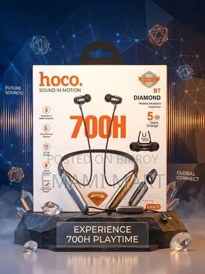 Hoco BT Diamond Neckband Wireless Sports Earphones - Bluetooth 5.3