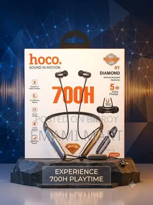 Hoco BT Diamond Neckband Wireless Sports Earphones - Bluetooth 5.3