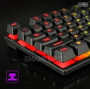 Gaming keyboard with LED backlight