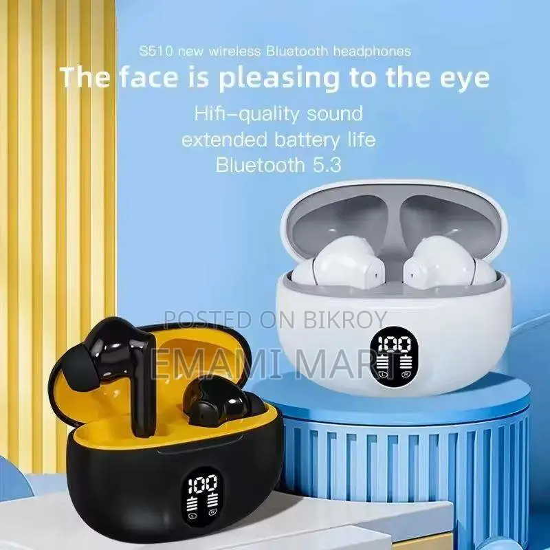 Wireless Earbuds Micro A04 Airpods Air 39 Earbuds Micro Clear Sound, B