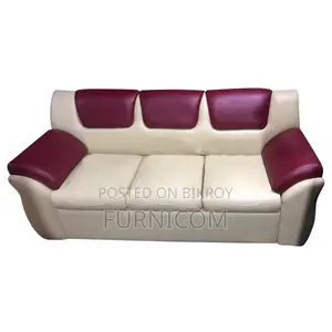 Rolled Arm Fluffy Sofa Set