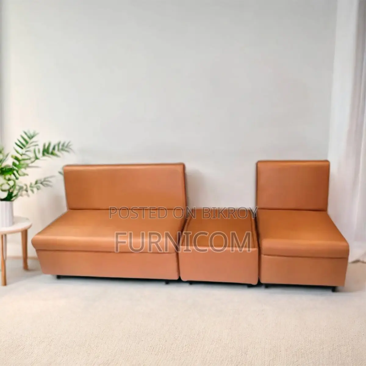 Sofa Armless with side table