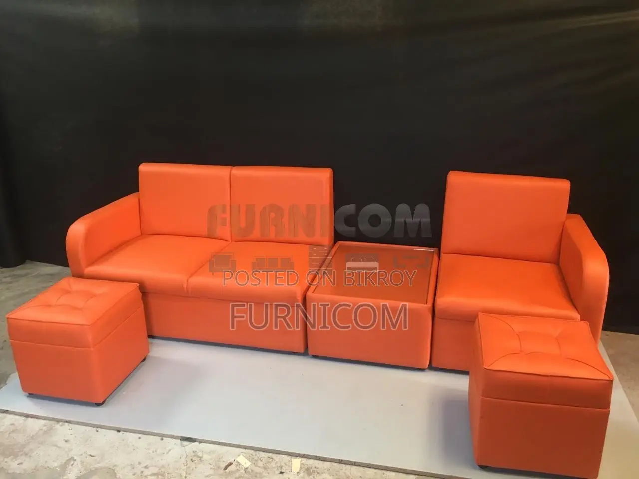 Stylish Ply-Wood Sofa With Tool Chair