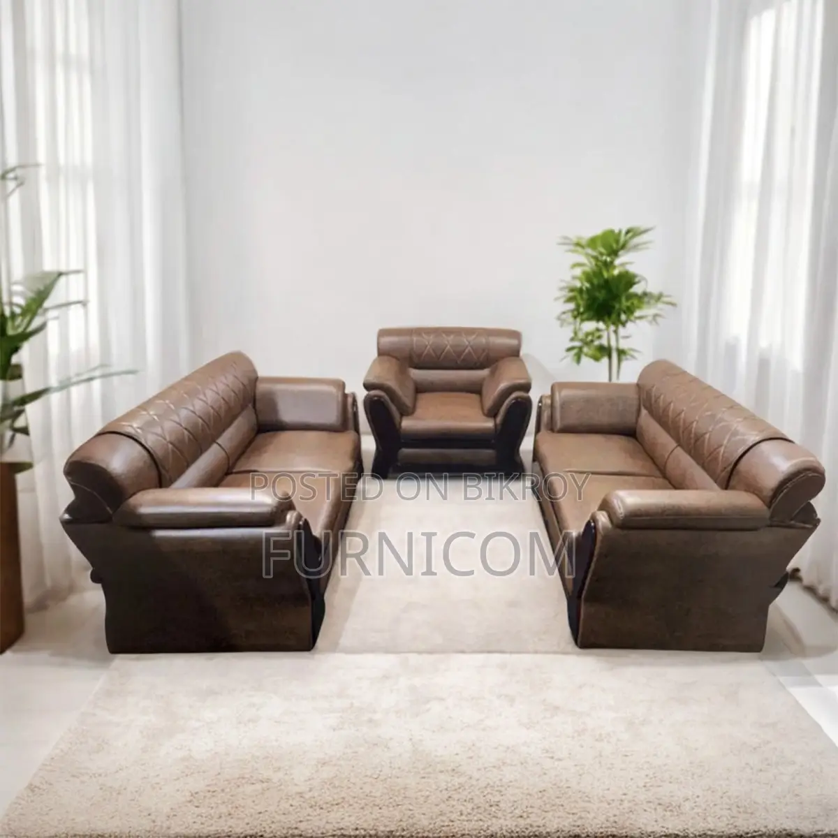 Round Wedge Luxury Sofa Set