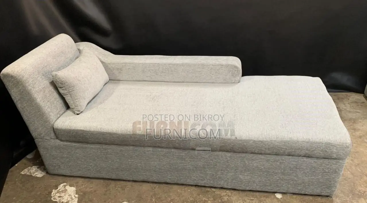 L-Shape Sofa Cum Divan Set - Brown Color