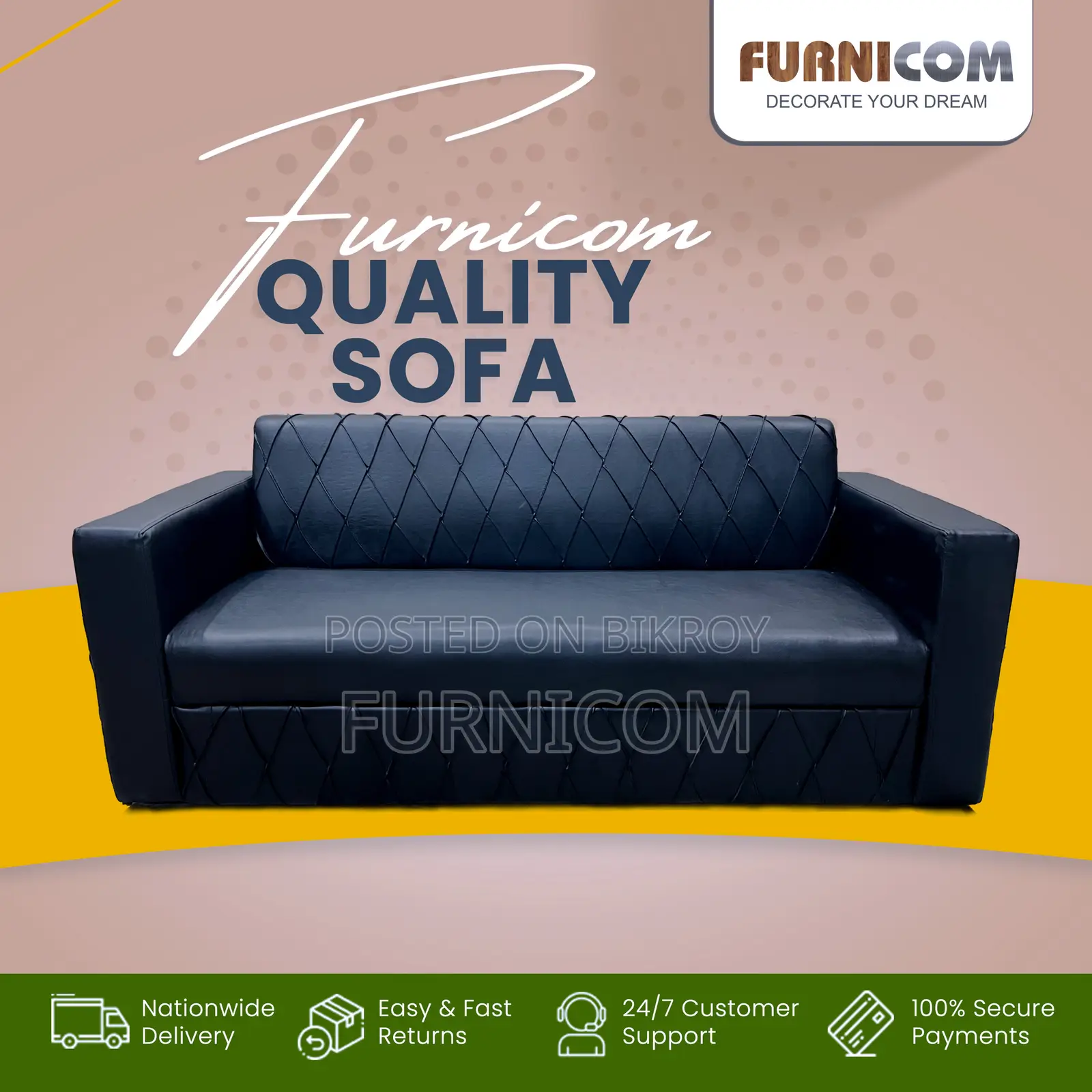 Furnicom Sofa/ Sofa/ Sofa Set/ L shape sofa/ Corner Sofa/ Apple sofa/ 